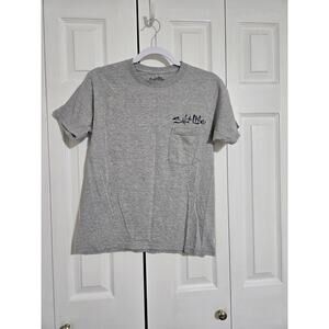 Salt life small unisex grey tshirt